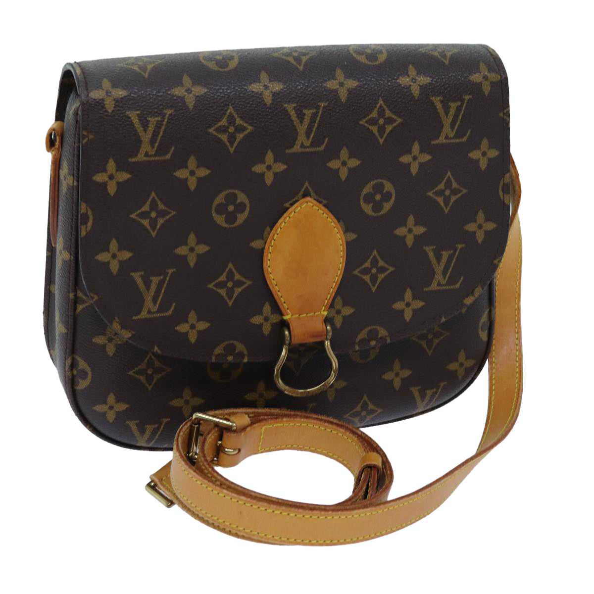 LOUIS VUITTON Monogram Saint Cloud GM Shoulder Bag M51242 LV Auth yk11794