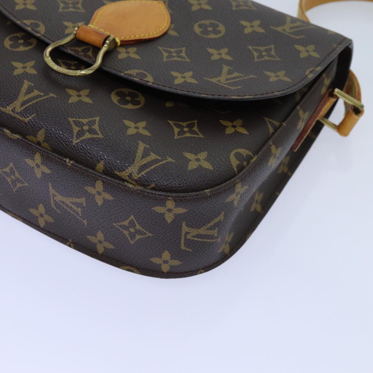 LOUIS VUITTON Monogram Saint Cloud GM Shoulder Bag M51242 LV Auth yk11794