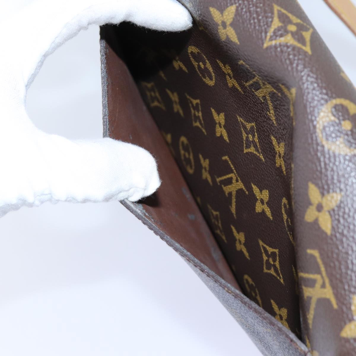 LOUIS VUITTON Monogram Saint Cloud GM Shoulder Bag M51242 LV Auth yk11794