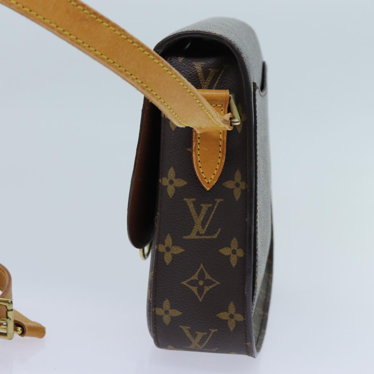 LOUIS VUITTON Monogram Saint Cloud GM Shoulder Bag M51242 LV Auth yk11794