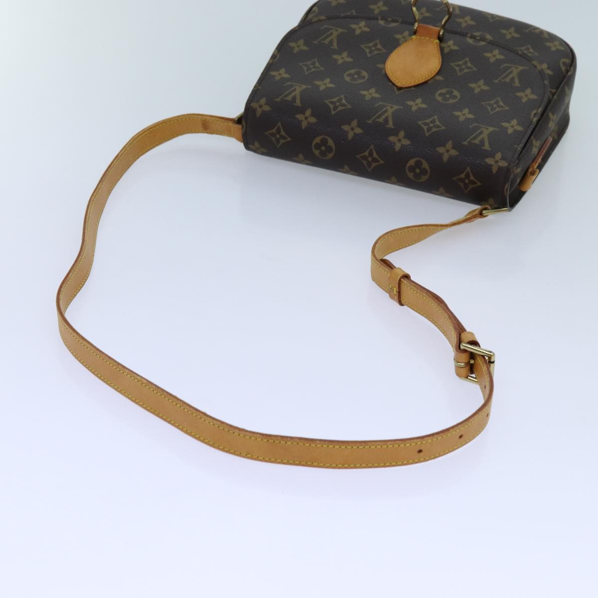 LOUIS VUITTON Monogram Saint Cloud GM Shoulder Bag M51242 LV Auth yk11794