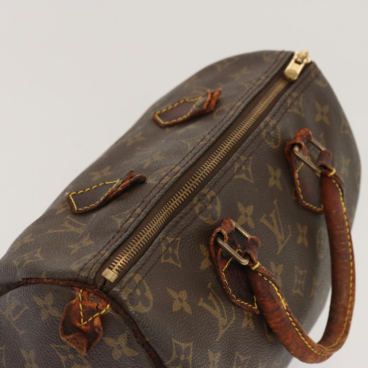 LOUIS VUITTON Monogram Speedy 25 Hand Bag M41528 LV Auth yk11801