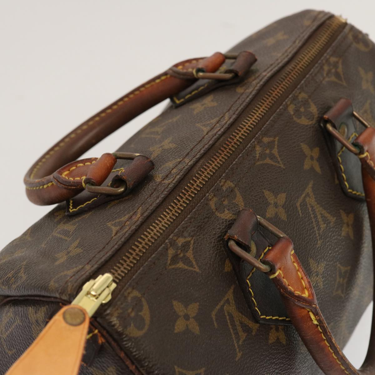 LOUIS VUITTON Monogram Speedy 25 Hand Bag M41528 LV Auth yk11805