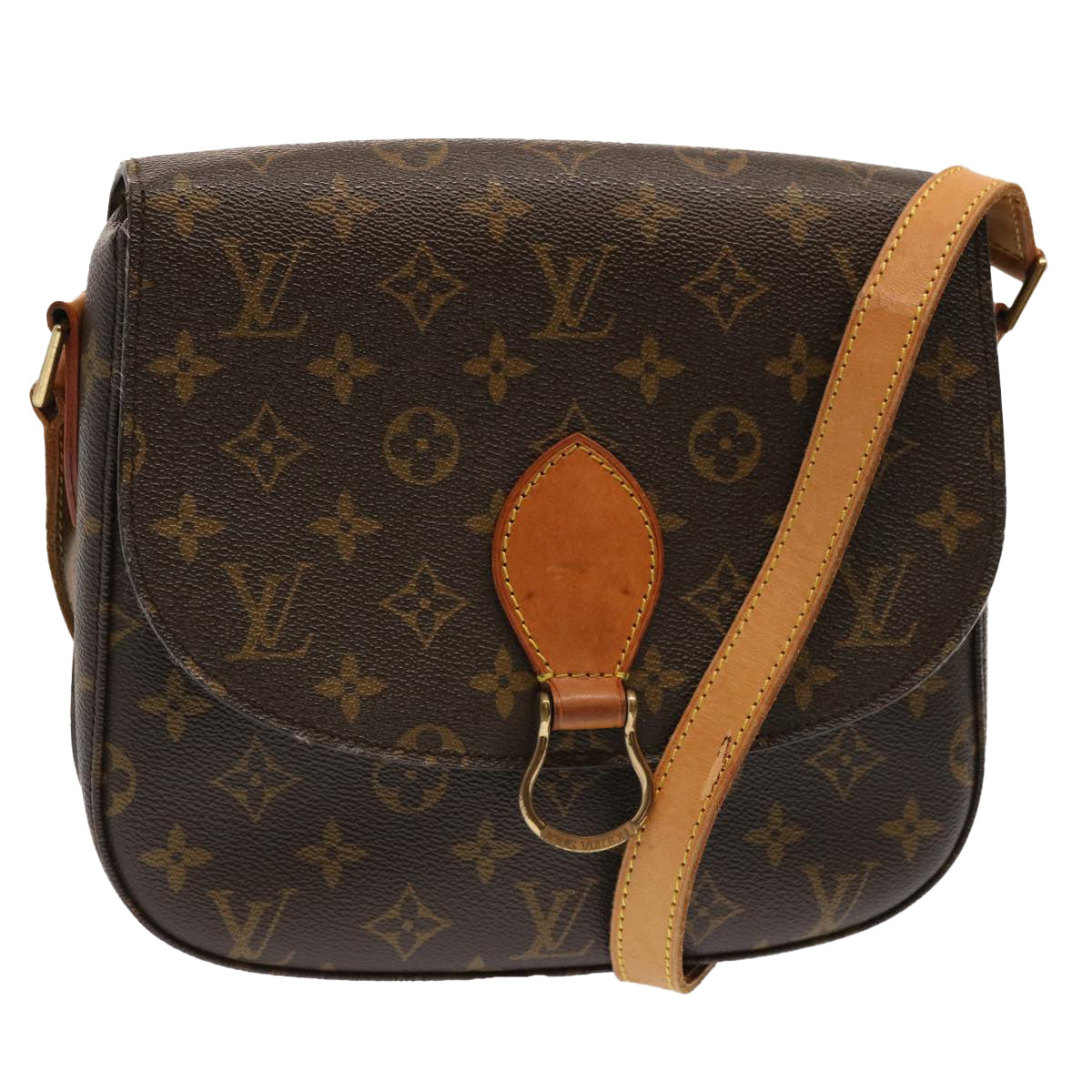 LOUIS VUITTON Monogram Saint Cloud GM Shoulder Bag M51242 LV Auth yk11814