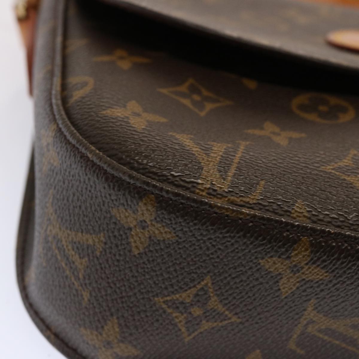 LOUIS VUITTON Monogram Saint Cloud GM Shoulder Bag M51242 LV Auth yk11814