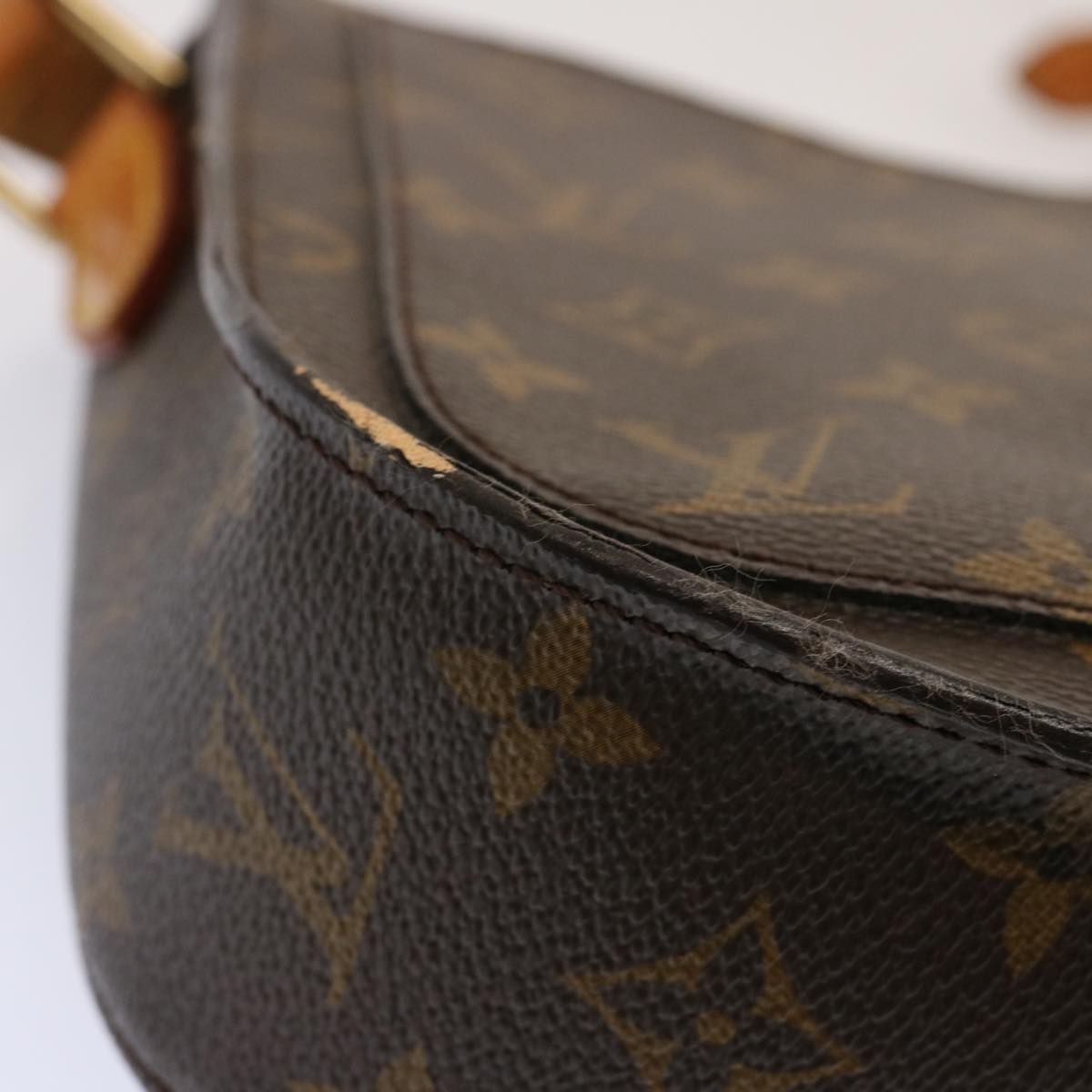 LOUIS VUITTON Monogram Saint Cloud GM Shoulder Bag M51242 LV Auth yk11814