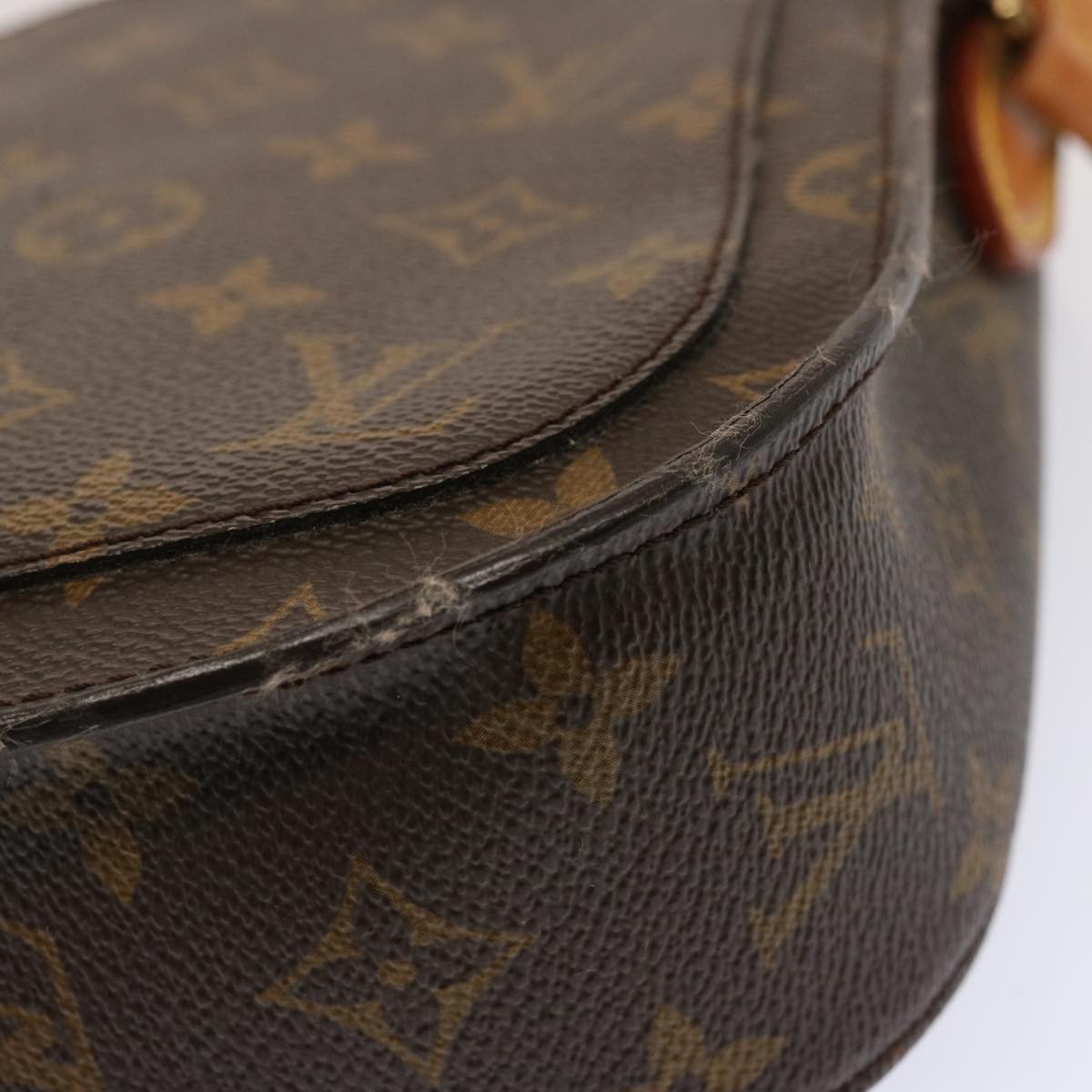 LOUIS VUITTON Monogram Saint Cloud GM Shoulder Bag M51242 LV Auth yk11814