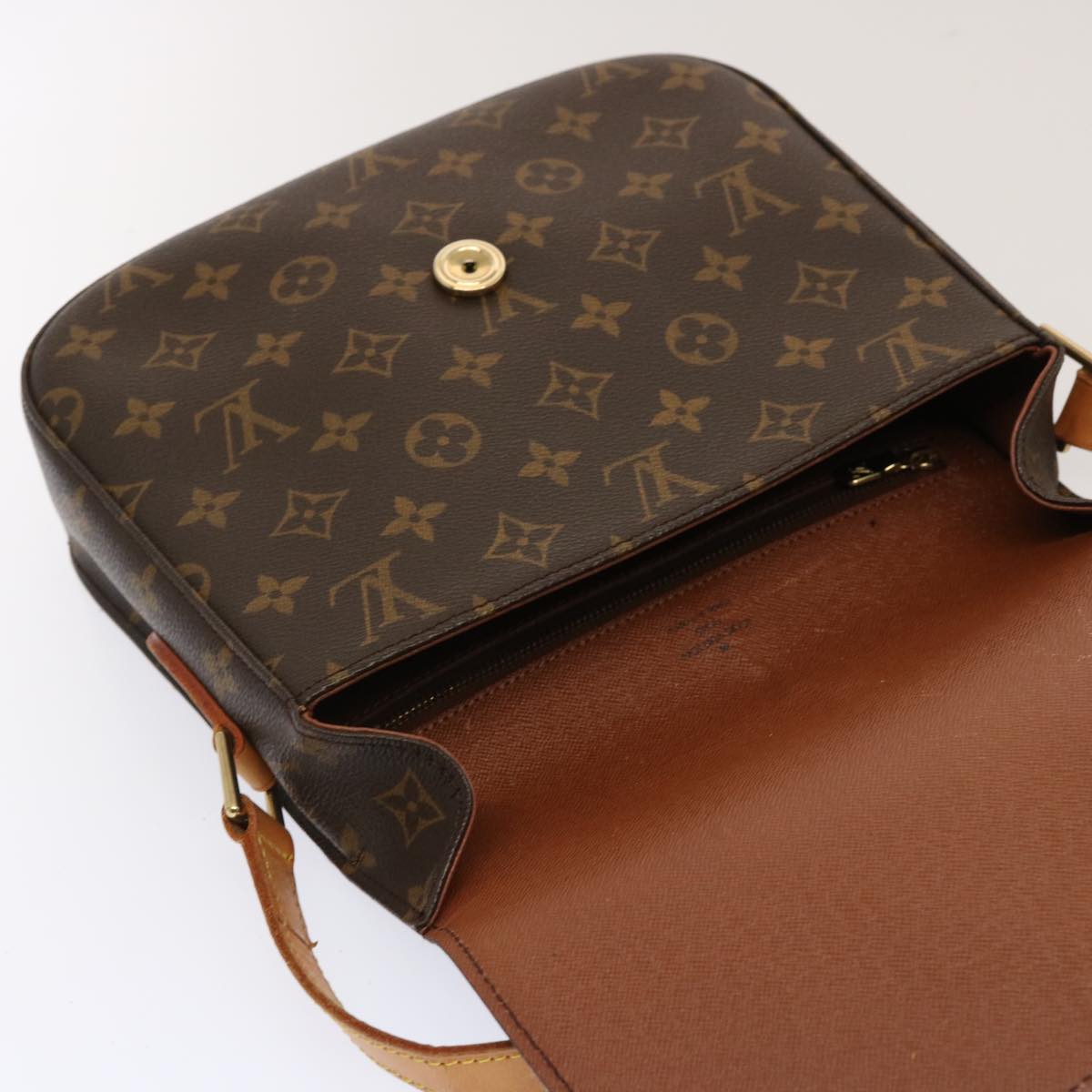 LOUIS VUITTON Monogram Saint Cloud GM Shoulder Bag M51242 LV Auth yk11814