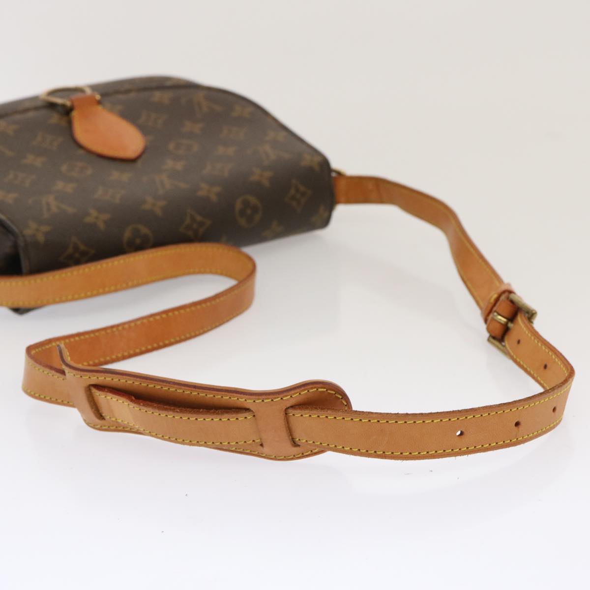 LOUIS VUITTON Monogram Saint Cloud GM Shoulder Bag M51242 LV Auth yk11814