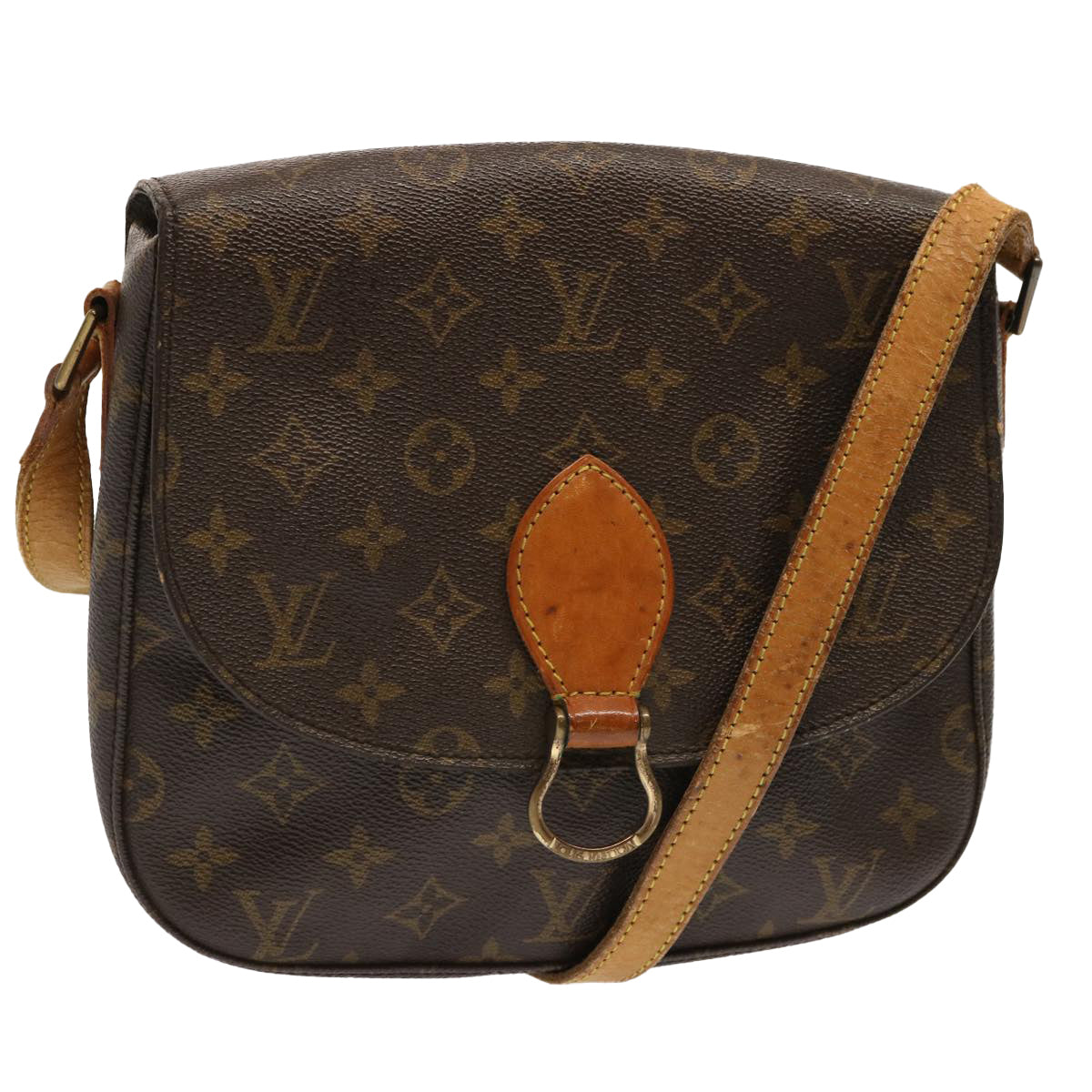 LOUIS VUITTON Monogram Saint Cloud GM Shoulder Bag M51242 LV Auth yk11828