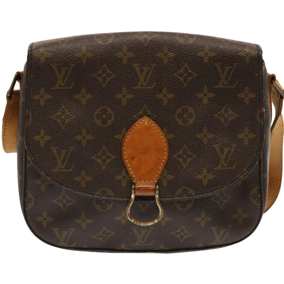 LOUIS VUITTON Monogram Saint Cloud GM Shoulder Bag M51242 LV Auth yk11828