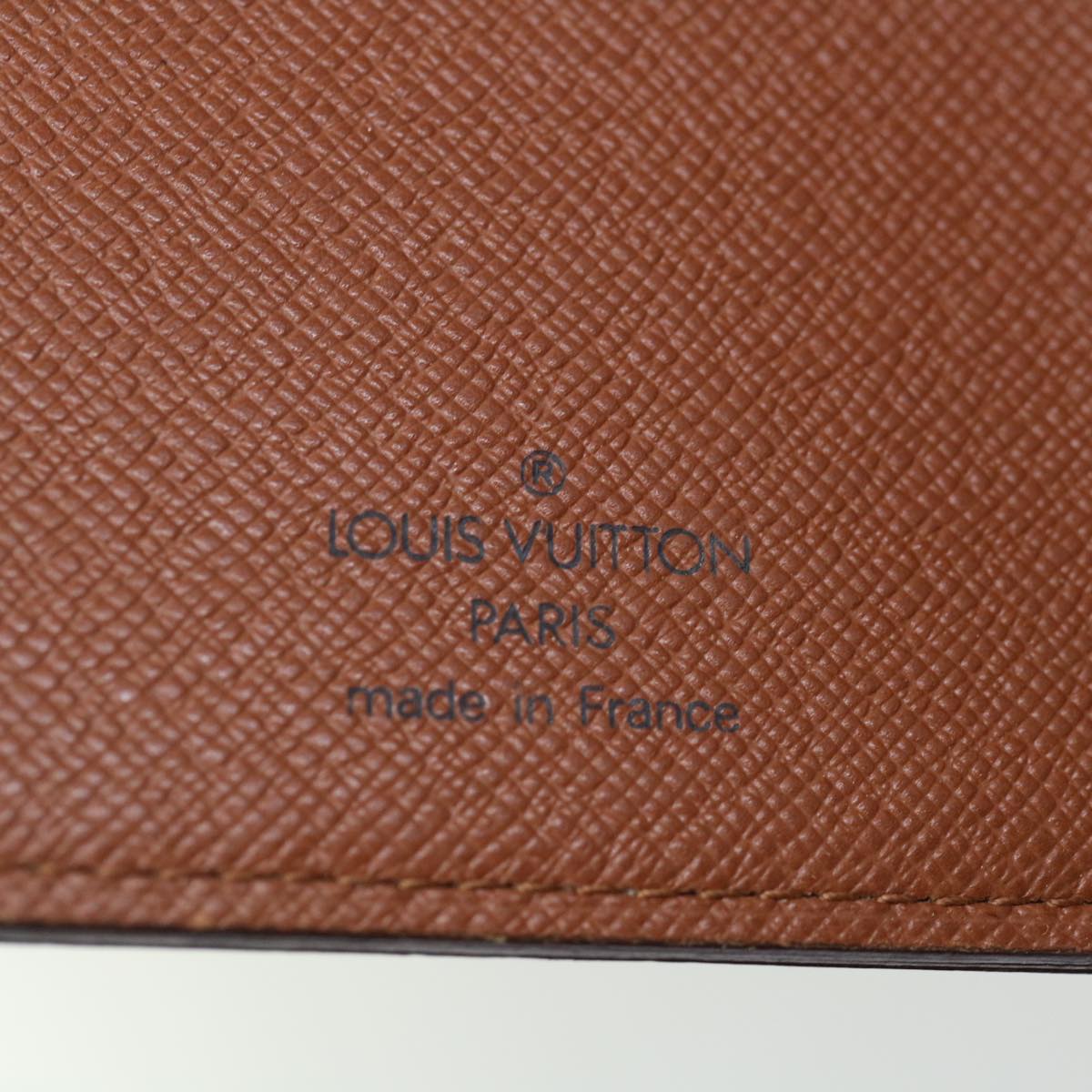 LOUIS VUITTON Monogram Porte Valeurs Cartes Credit Wallet M61823 LV Auth yk11848