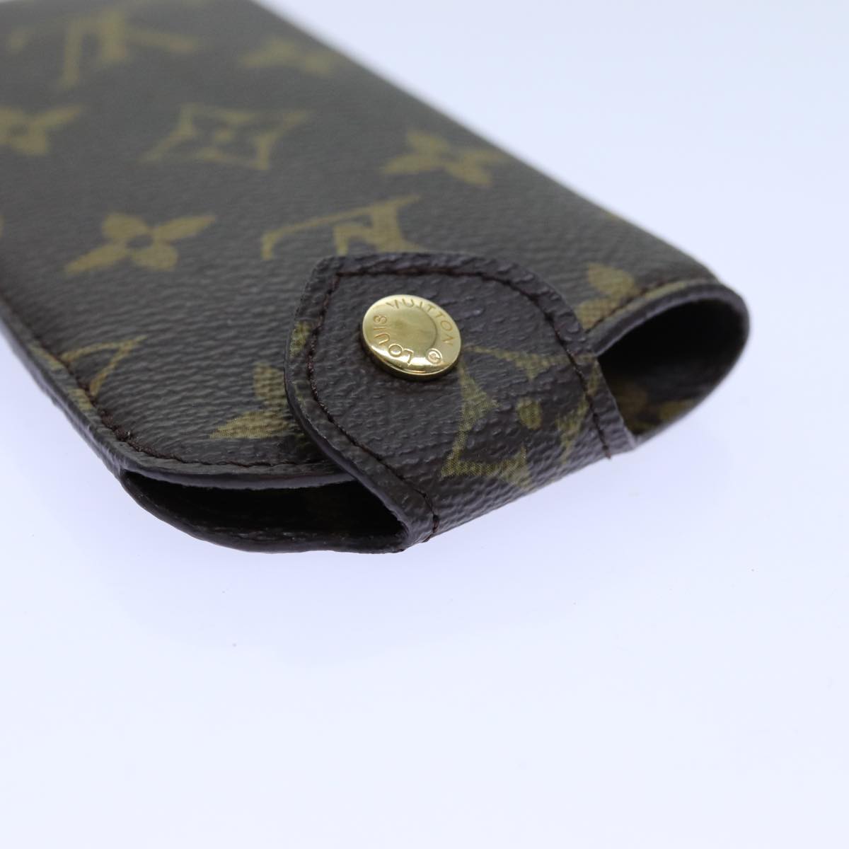 LOUIS VUITTON Monogram Etui Lunette PM Glasses Case M66545 LV Auth yk11856