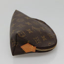 LOUIS VUITTON Monogram Pochette Cosmetic PM Cosmetic Pouch M47515 Auth yk11893-5