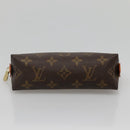 LOUIS VUITTON Monogram Pochette Cosmetic PM Cosmetic Pouch M47515 Auth yk11893-7