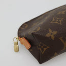 LOUIS VUITTON Monogram Pochette Cosmetic PM Cosmetic Pouch M47515 Auth yk11893-9