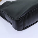 GUCCI Bamboo Hand Bag Leather 2way Black 001 2113 1638 Auth yk11916-16