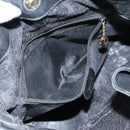 GUCCI Bamboo Hand Bag Leather 2way Black 001 2113 1638 Auth yk11916-11