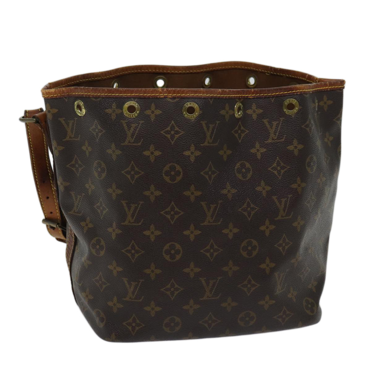 LOUIS VUITTON Monogram Petit Noe Shoulder Bag M42226 LV Auth yk11918