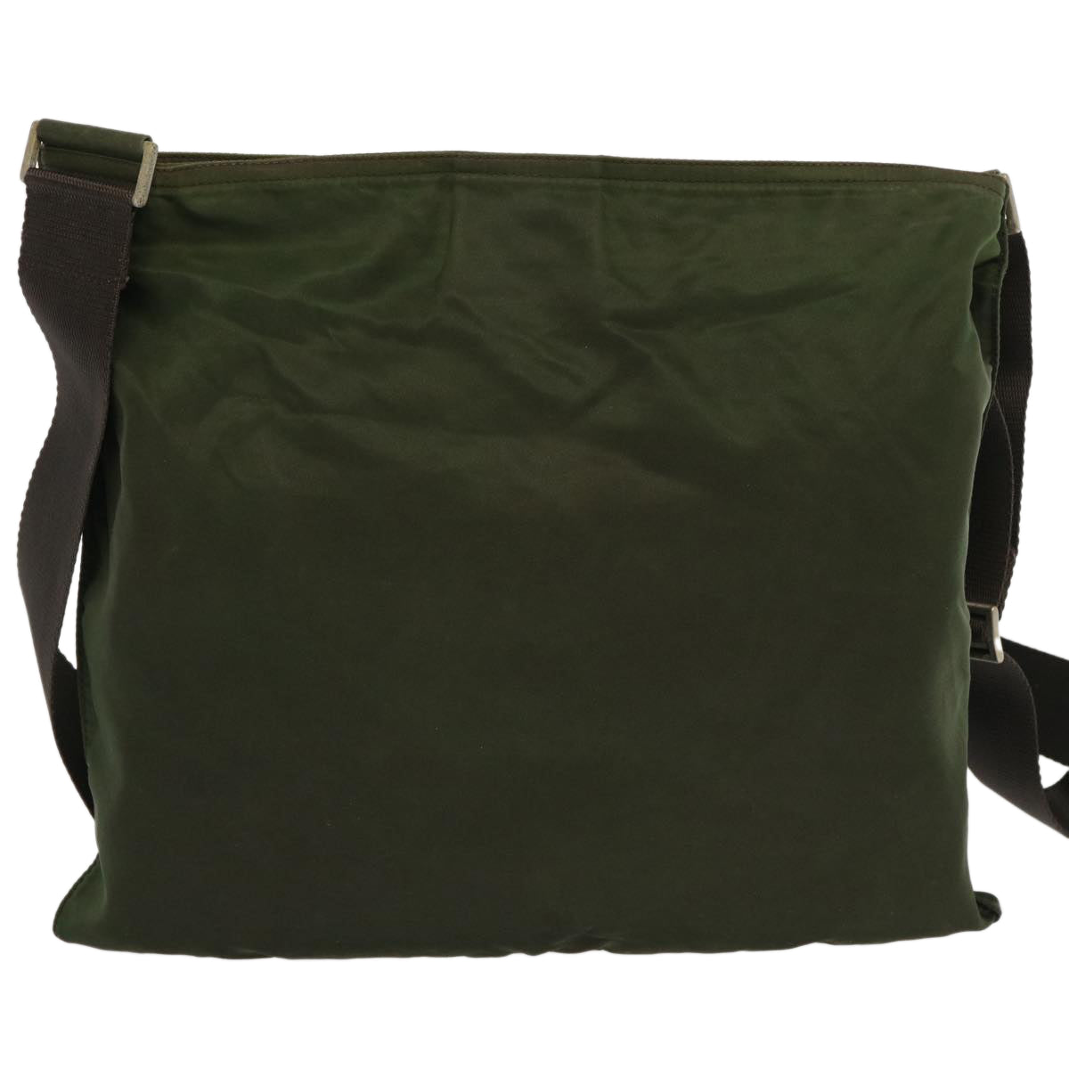 PRADA Shoulder Bag Nylon Khaki Auth yk11919 - 0