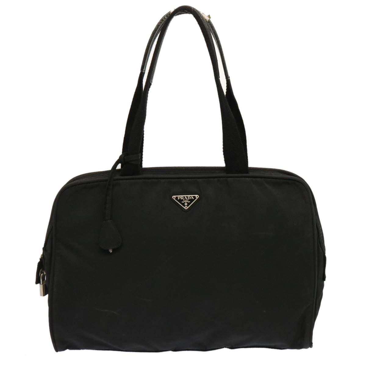 PRADA Hand Bag Nylon Black Auth yk11943 - 0