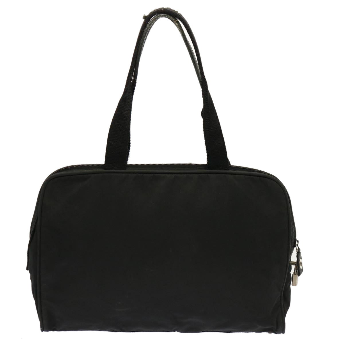 PRADA Hand Bag Nylon Black Auth yk11943