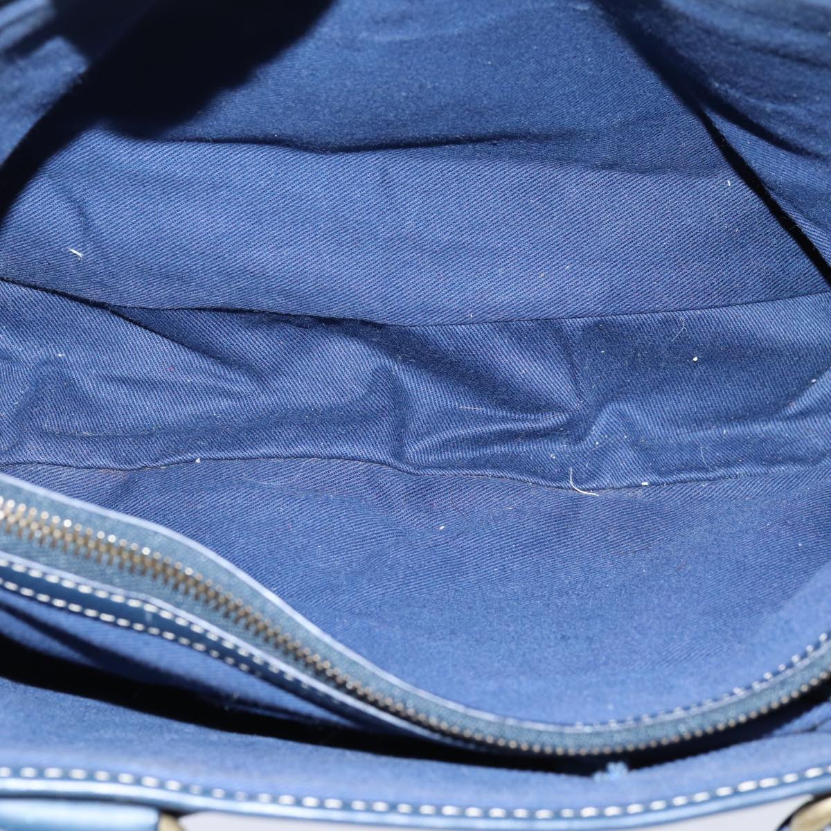 CELINE Macadam Canvas Boogie bag Hand Bag Navy Auth yk11950