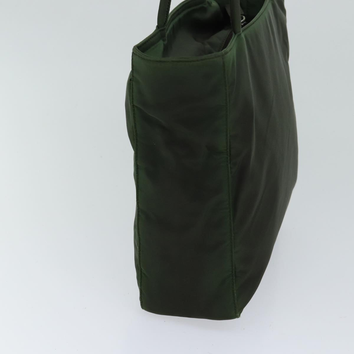 PRADA Hand Bag Nylon Khaki Auth yk11954