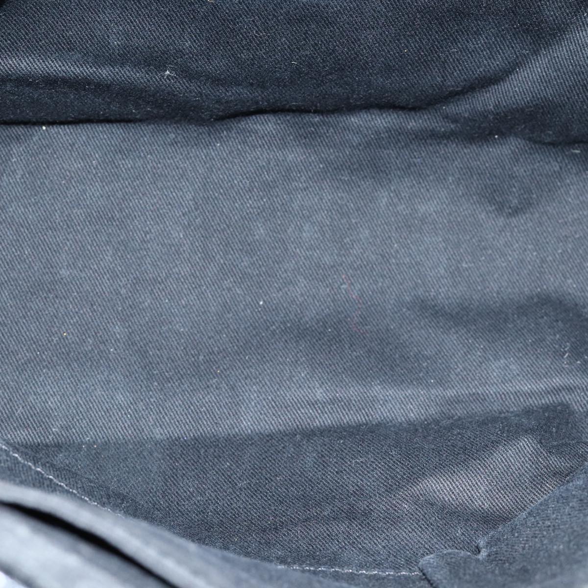 CELINE C Macadam Canvas Tote Bag Black Auth yk11974