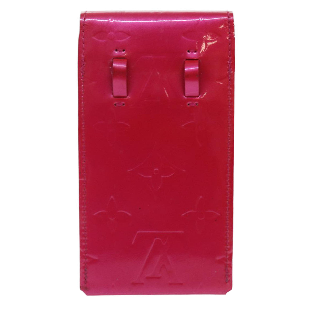 LOUIS VUITTON Monogram Vernis Cigarette Case Fuchsia Pink LV Auth yk11982 - 0