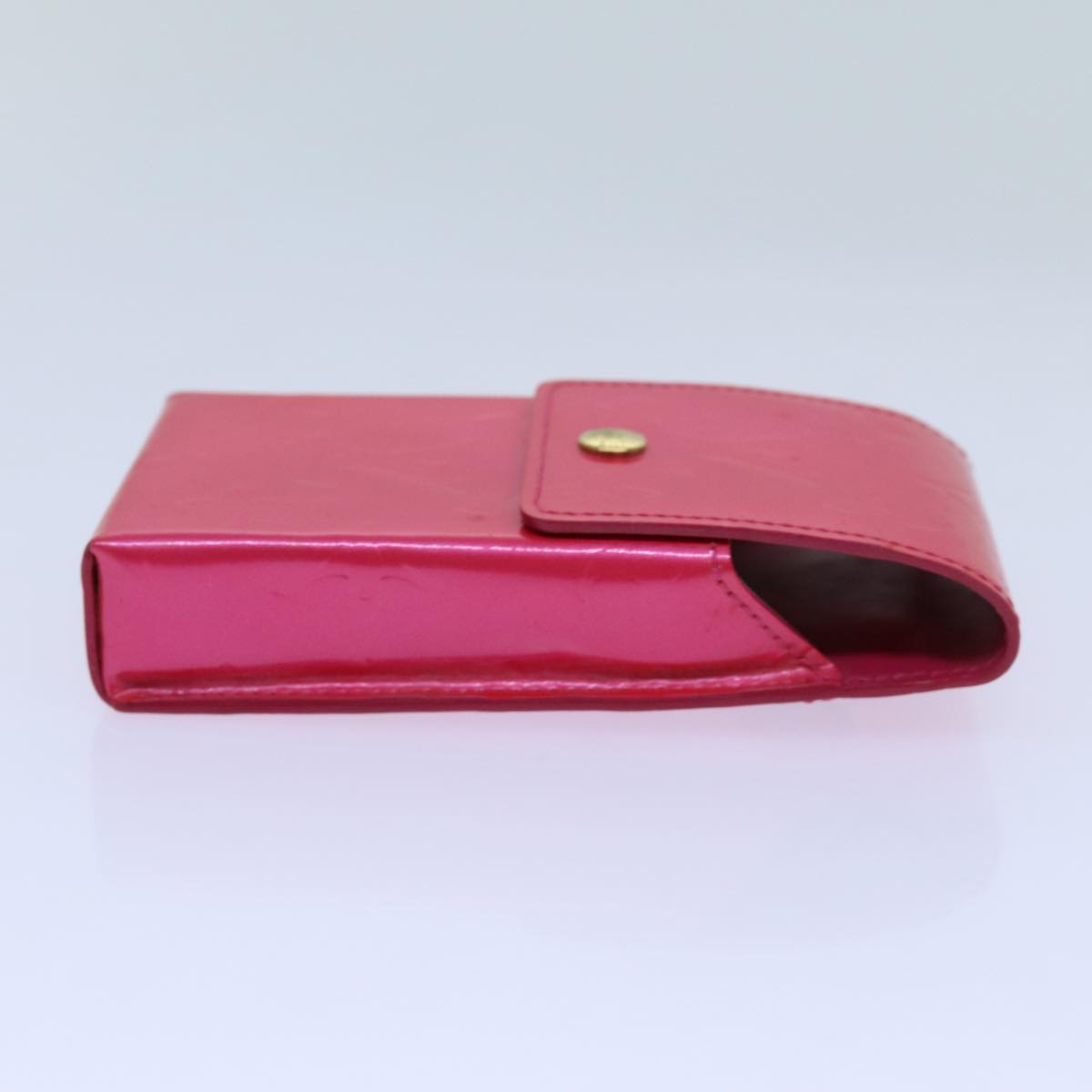 LOUIS VUITTON Monogram Vernis Cigarette Case Fuchsia Pink LV Auth yk11982