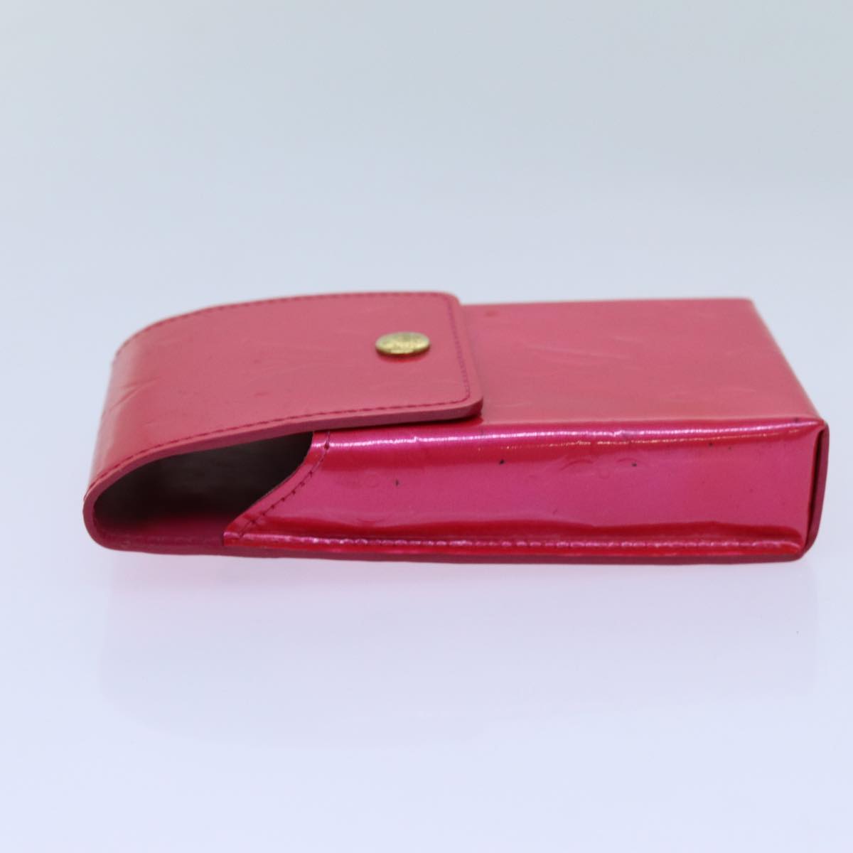 LOUIS VUITTON Monogram Vernis Cigarette Case Fuchsia Pink LV Auth yk11982