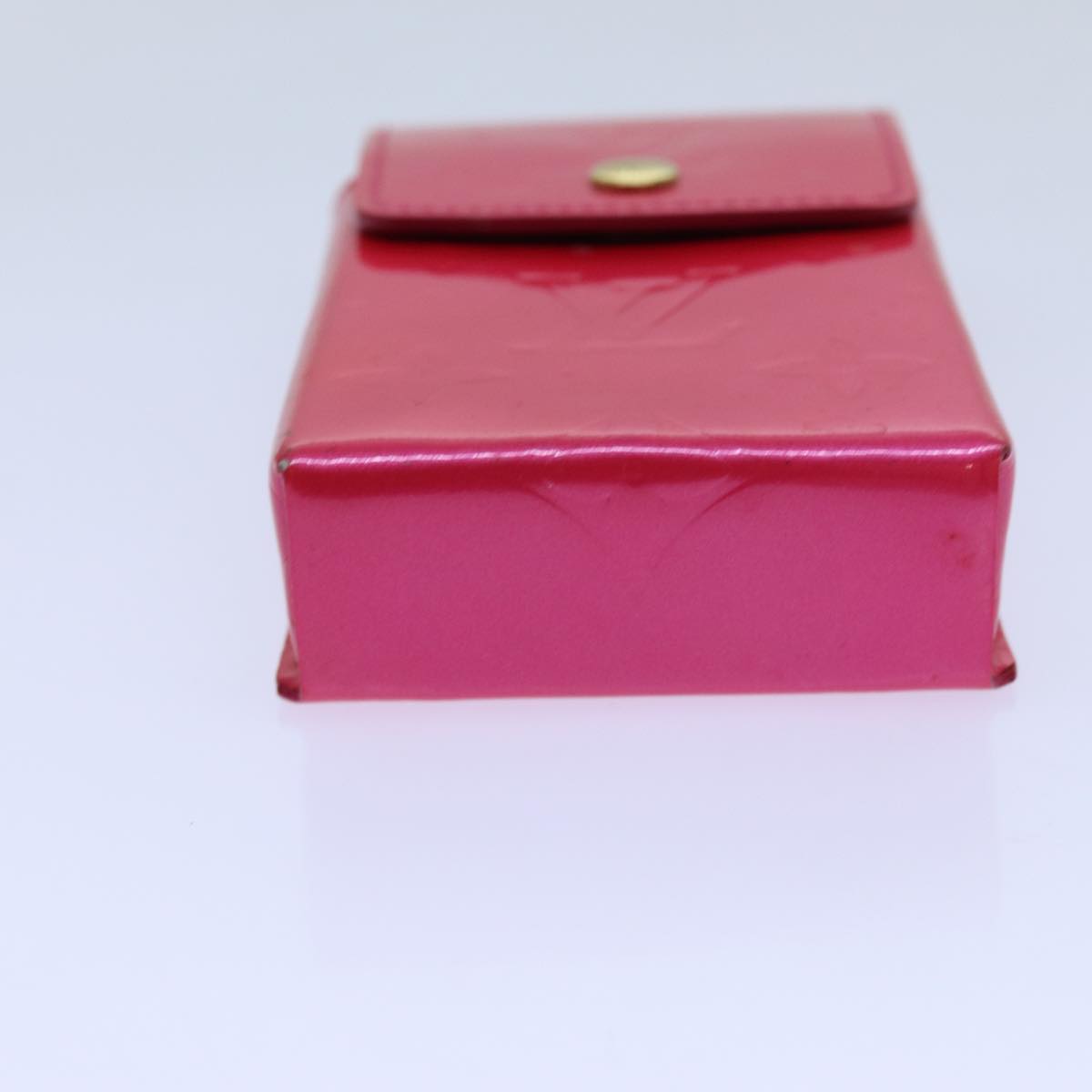 LOUIS VUITTON Monogram Vernis Cigarette Case Fuchsia Pink LV Auth yk11982