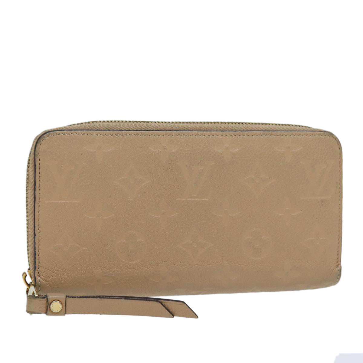 LOUIS VUITTON Monogram Empreinte Zippy Wallet Tour Rail M69034 LV Auth yk11986