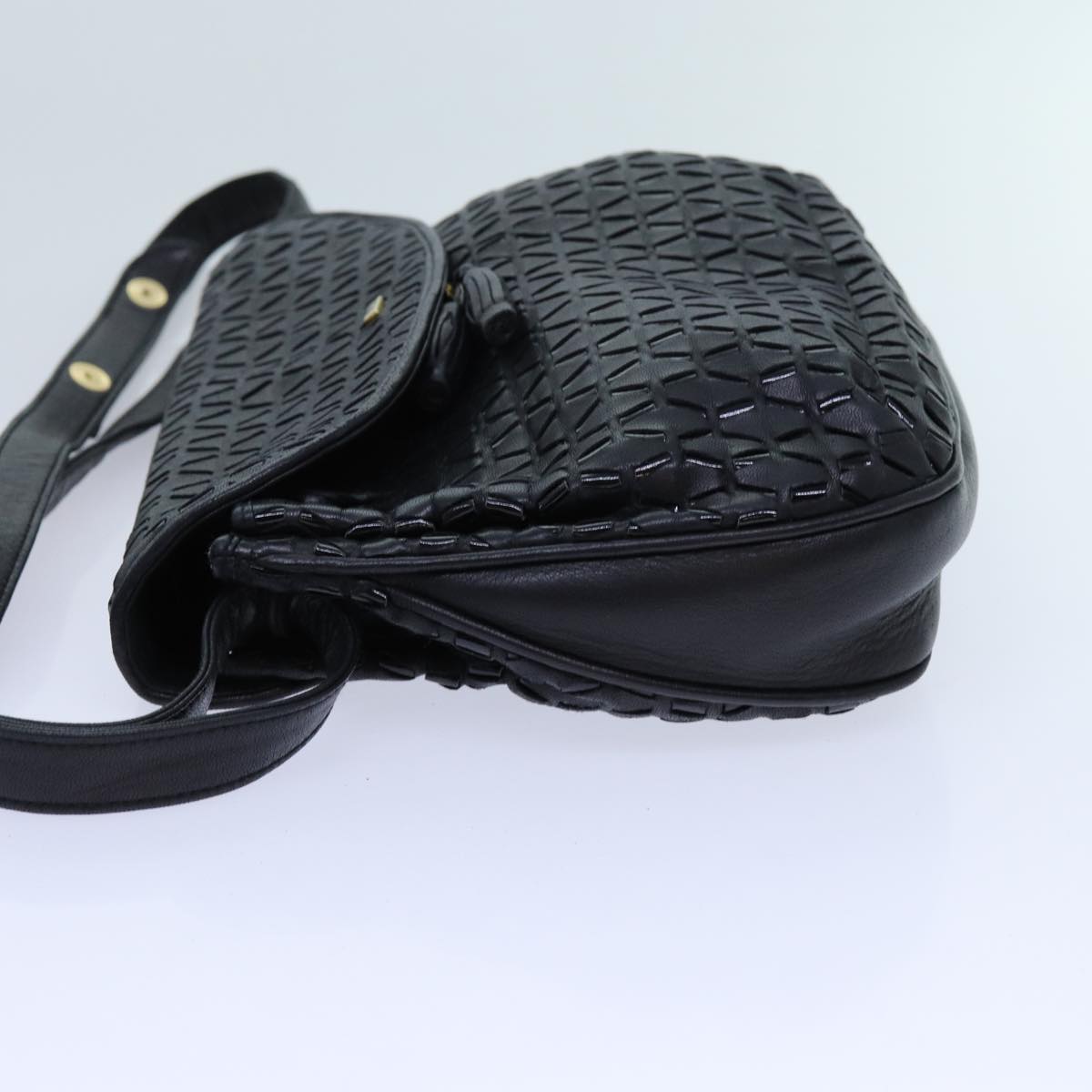 BALLY Celine Burberrys Macadam Canvas Shoulder Bag 3Set Beige Black Auth yk12006