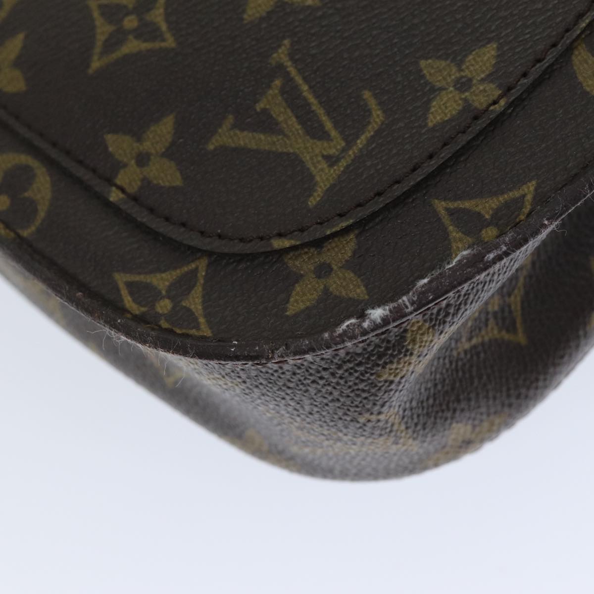 LOUIS VUITTON Monogram Saint Cloud GM Shoulder Bag M51242 LV Auth yk12010