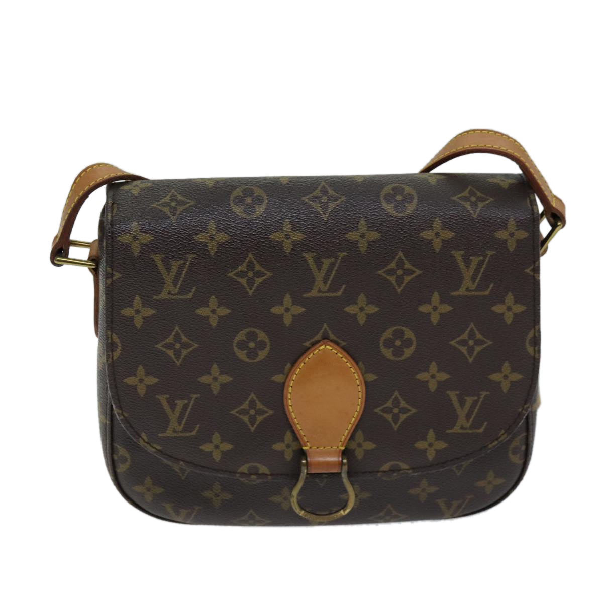 LOUIS VUITTON Monogram Saint Cloud GM Shoulder Bag M51242 LV Auth yk12010