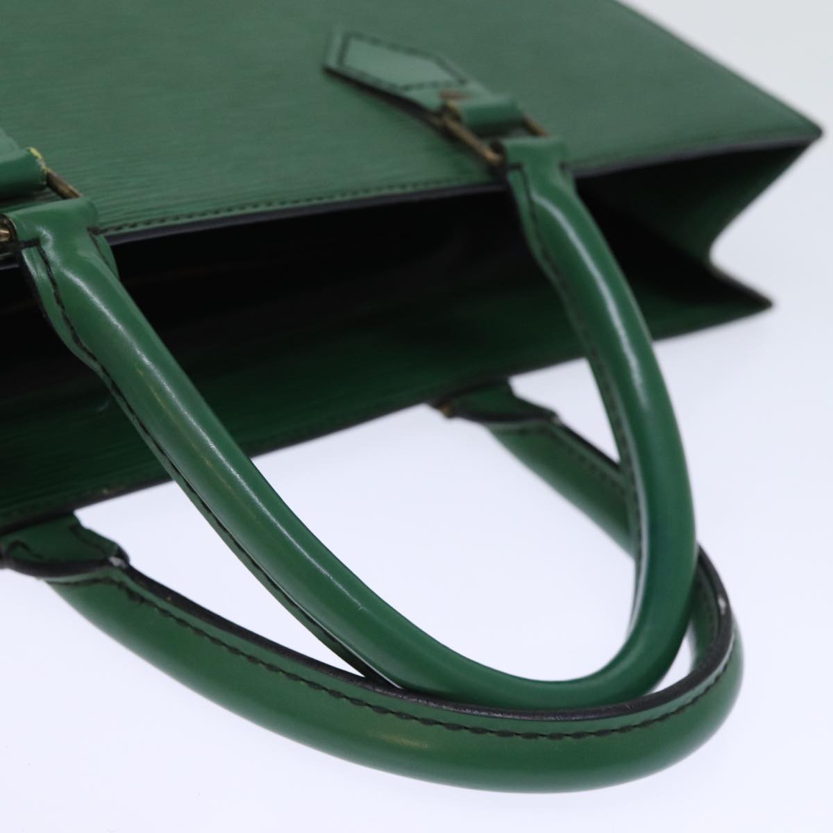 LOUIS VUITTON Epi Sac Plat Hand Bag Green M59084 LV Auth yk12025