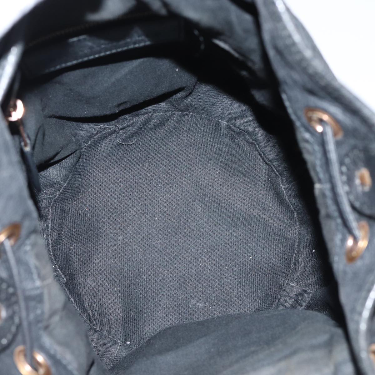 BALENCIAGA Giant Mini Pom Pom Hand Bag Leather 2way Black 285439 Auth yk12032