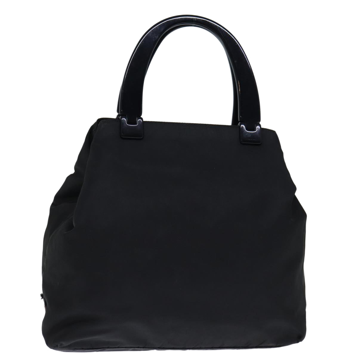 PRADA Hand Bag Nylon Black Auth yk12036