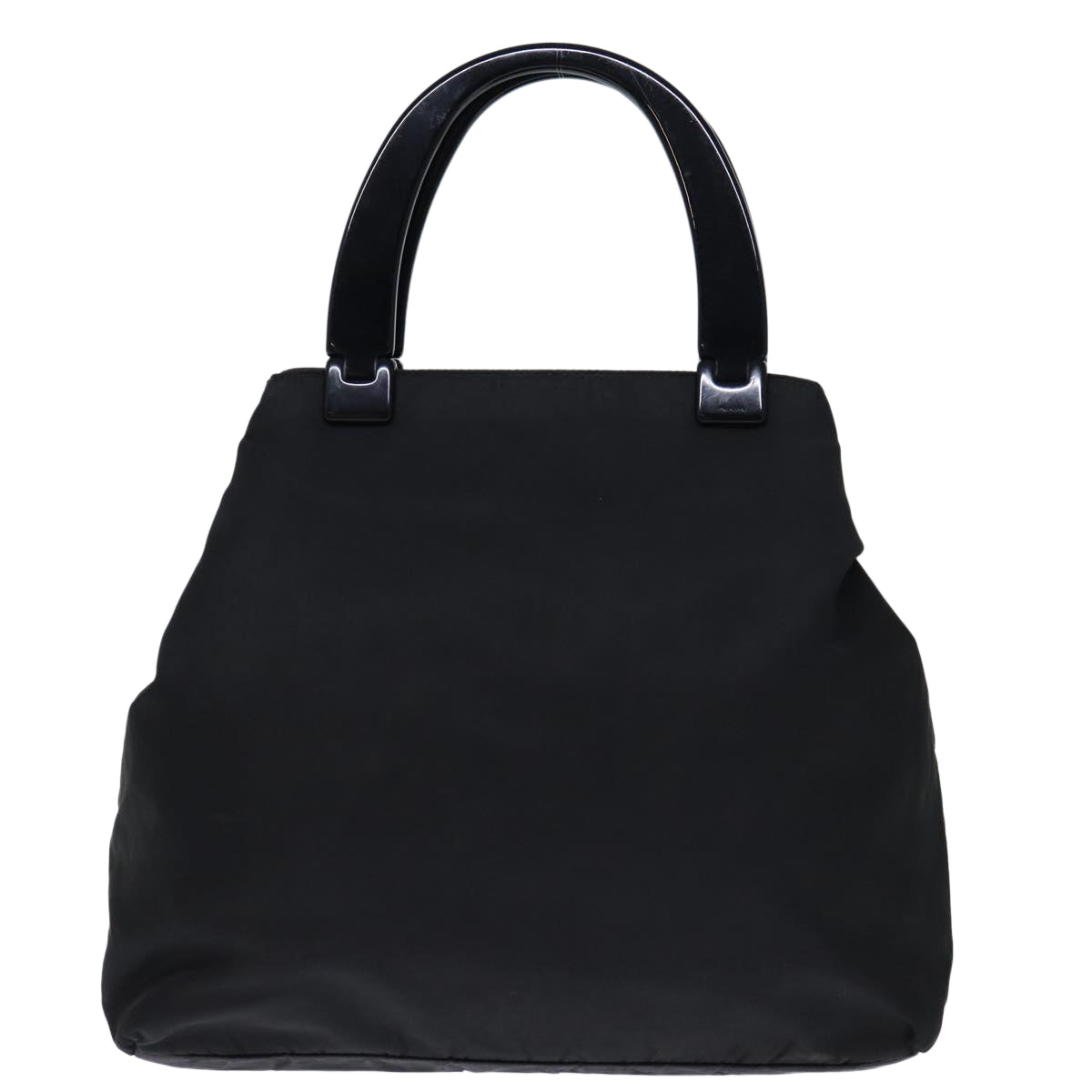 PRADA Hand Bag Nylon Black Auth yk12036