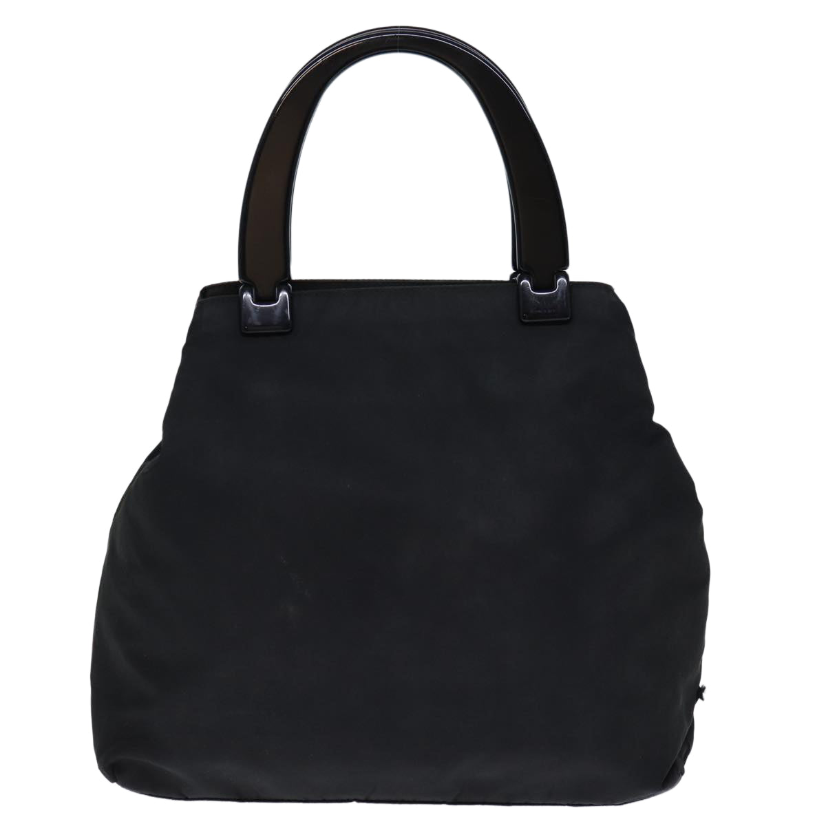 PRADA Hand Bag Nylon Black Auth yk12036 - 0