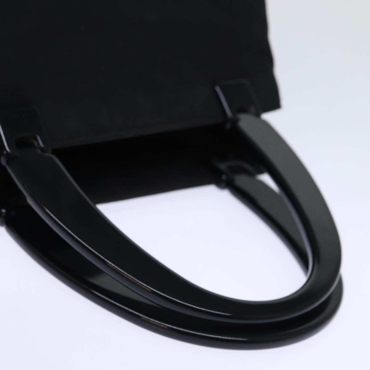 PRADA Hand Bag Nylon Black Auth yk12036