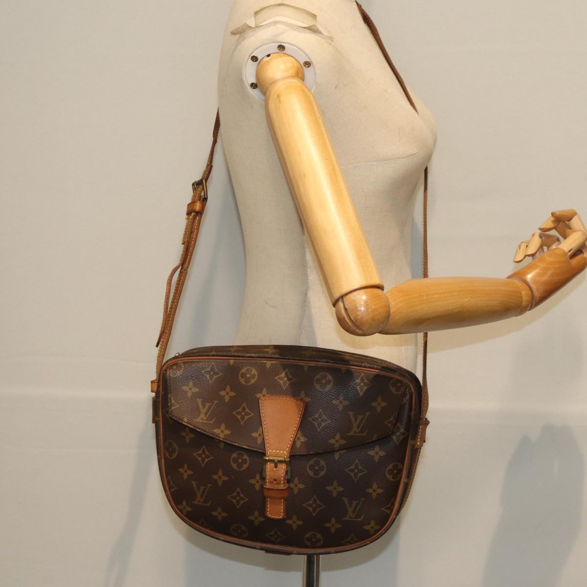 LOUIS VUITTON Monogram Jeune Fille GM Shoulder Bag M51225 LV Auth yk12059