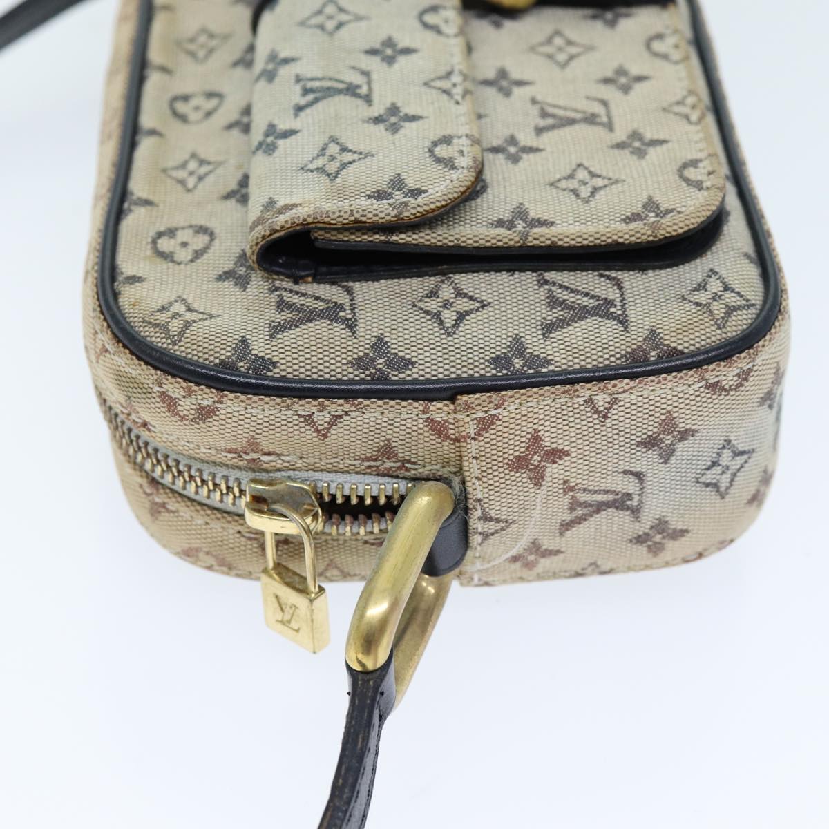 LOUIS VUITTON Monogram Mini Juliet MM Shoulder Bag Blue M92004 LV Auth yk12068