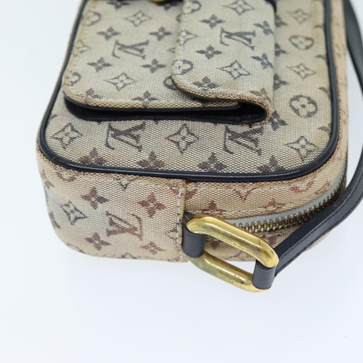 LOUIS VUITTON Monogram Mini Juliet MM Shoulder Bag Blue M92004 LV Auth yk12068