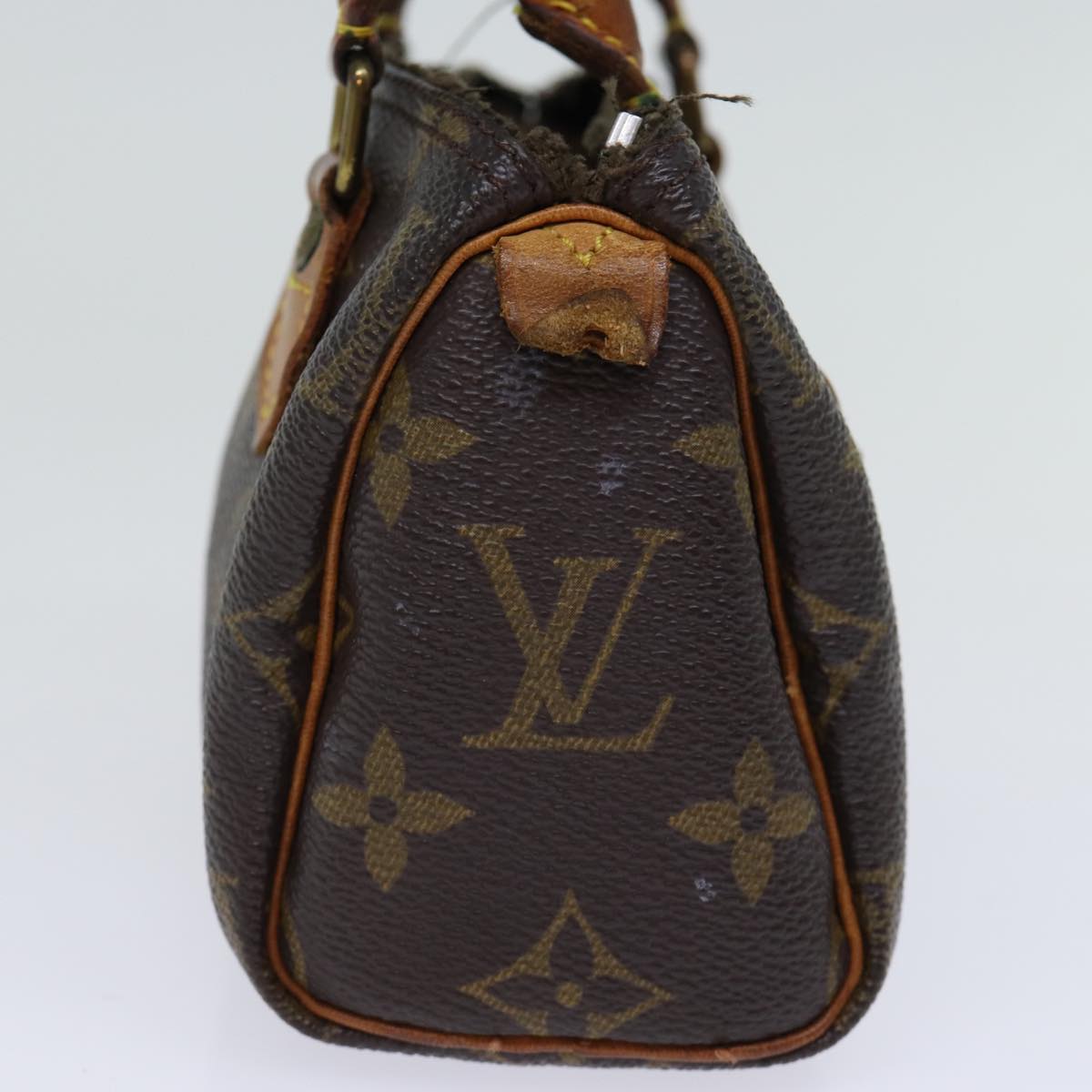 LOUIS VUITTON Monogram Mini Speedy Hand Bag Vintage M41534 LV Auth yk12069
