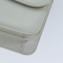 GUCCI Hand Bag Leather White Auth yk12076-14