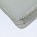 GUCCI Hand Bag Leather White Auth yk12076-9