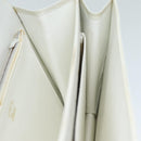 GUCCI Hand Bag Leather White Auth yk12076-19